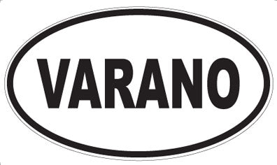 VARANO - Oval Sticker