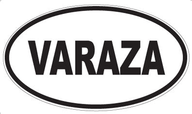 VARAZA - Oval Sticker