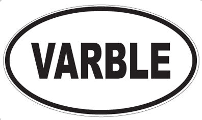 VARBLE - Oval Sticker