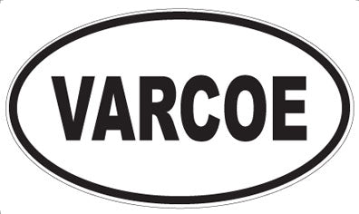 VARCOE - Oval Sticker