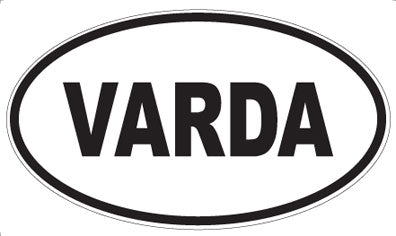 VARDA - Oval Sticker