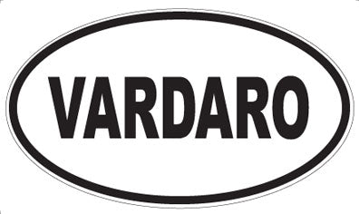 VARDARO - Oval Sticker