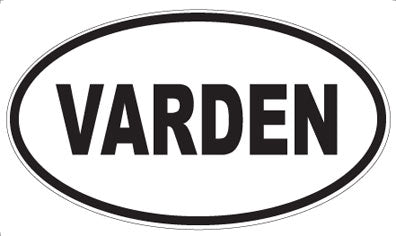 VARDEN - Oval Sticker