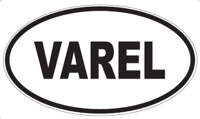 VAREL - Oval Sticker