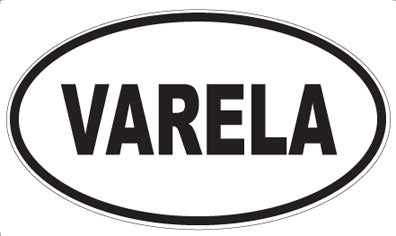 VARELA - Oval Sticker