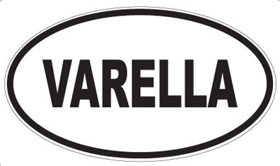 VARELLA - Oval Sticker