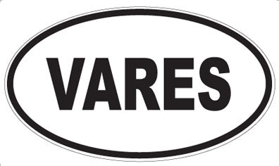 VARES - Oval Sticker