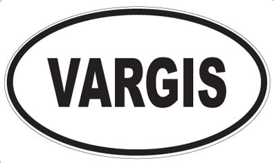 VARGIS - Oval Sticker