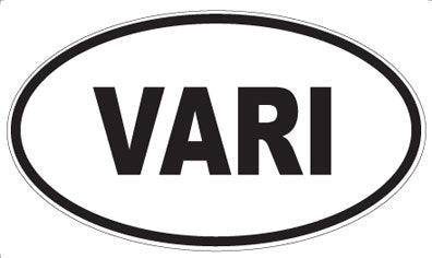 VARI - Oval Sticker