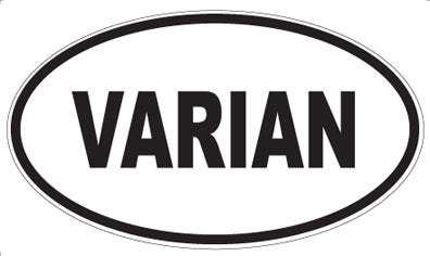 VARIAN - Oval Sticker