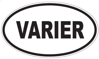 VARIER - Oval Sticker