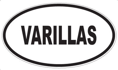 VARILLAS - Oval Sticker