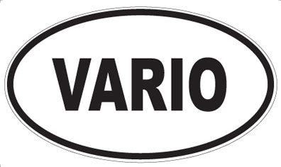VARIO - Oval Sticker