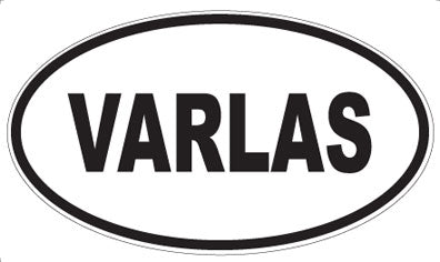 VARLAS - Oval Sticker