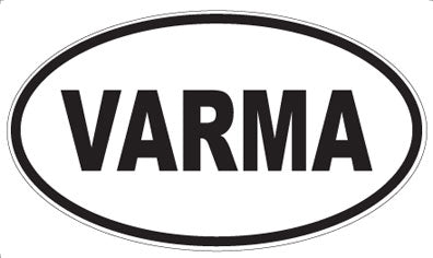 VARMA - Oval Sticker