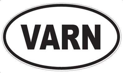 VARN - Oval Sticker