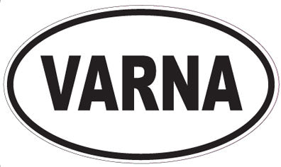 VARNA - Oval Sticker