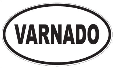 VARNADO - Oval Sticker