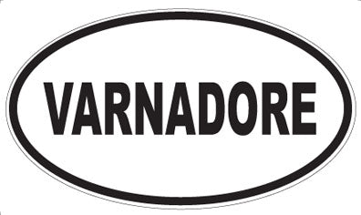 VARNADORE - Oval Sticker