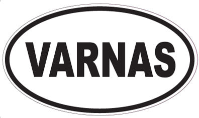 VARNAS - Oval Sticker
