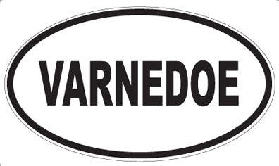 VARNEDOE - Oval Sticker