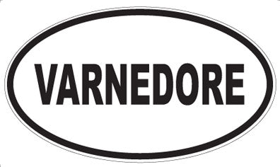 VARNEDORE - Oval Sticker