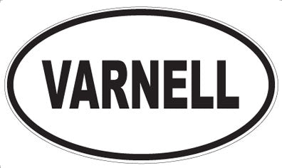 VARNELL - Oval Sticker