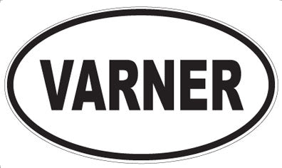 VARNER - Oval Sticker