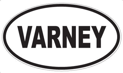 VARNEY - Oval Sticker
