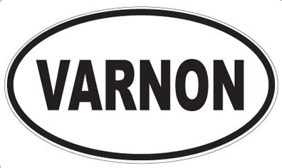 VARNON - Oval Sticker
