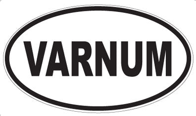 VARNUM - Oval Sticker