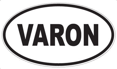 VARON - Oval Sticker