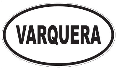 VARQUERA - Oval Sticker