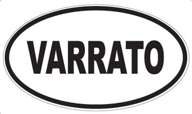 VARRATO - Oval Sticker