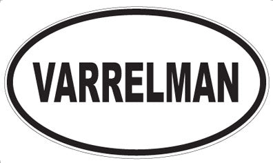 VARRELMAN - Oval Sticker