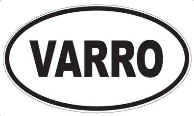 VARRO - Oval Sticker