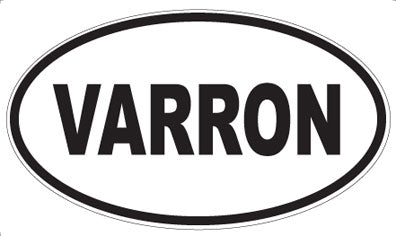 VARRON - Oval Sticker