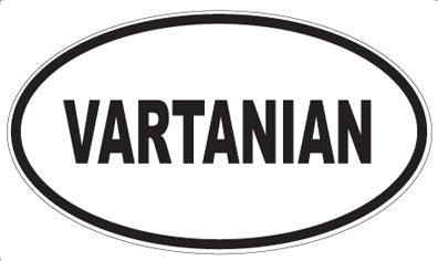 VARTANIAN - Oval Sticker