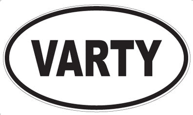 VARTY - Oval Sticker