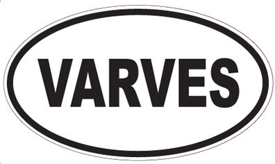 VARVES - Oval Sticker