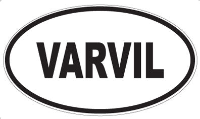 VARVIL - Oval Sticker