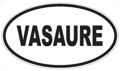 VASAURE - Oval Sticker
