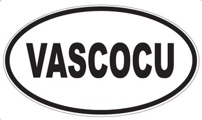 VASCOCU - Oval Sticker