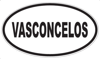 VASCONCELOS - Oval Sticker