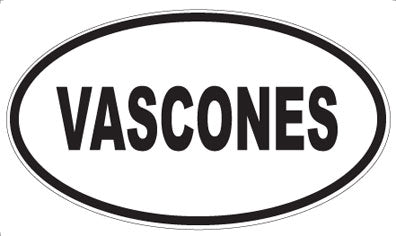 VASCONES - Oval Sticker