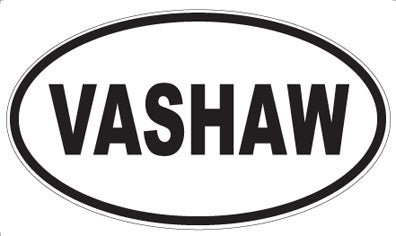 VASHAW - Oval Sticker
