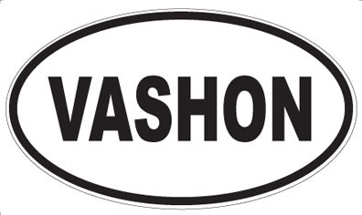 VASHON - Oval Sticker