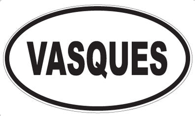 VASQUES - Oval Sticker
