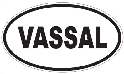 VASSAL - Oval Sticker