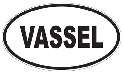 VASSEL - Oval Sticker